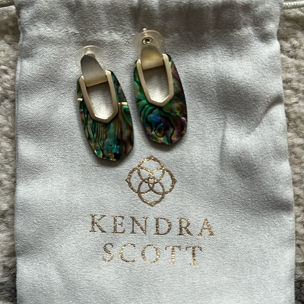 Kendra Scott Abalone Earrings